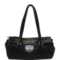Prada Black  Leather Shoulder Bag