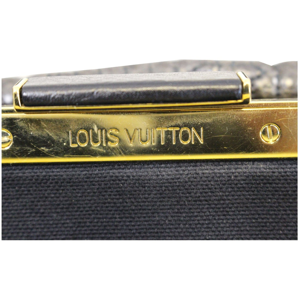 LOUIS VUITTON Motard Biker Black Monogram Satchel Bag