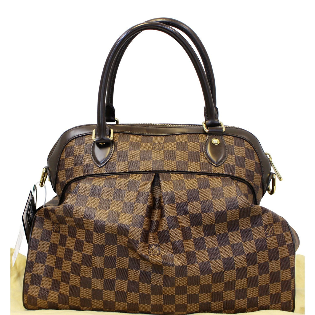 LOUIS VUITTON Trevi GM Damier Ebene 2way Shoulder Handbag