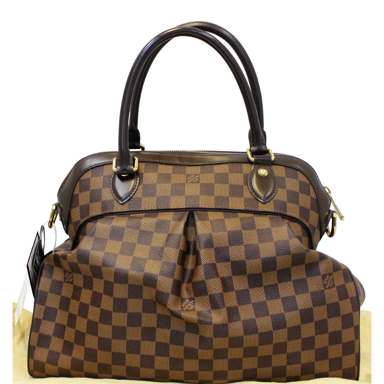 LOUIS VUITTON Trevi GM Damier Ebene 2way Shoulder Handbag