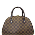 LOUIS VUITTON Ribera MM Damier Ebene Brown Satchel Bag
