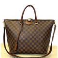 LOUIS VUITTON Belmont Damier Ebene Shoulder Handbag