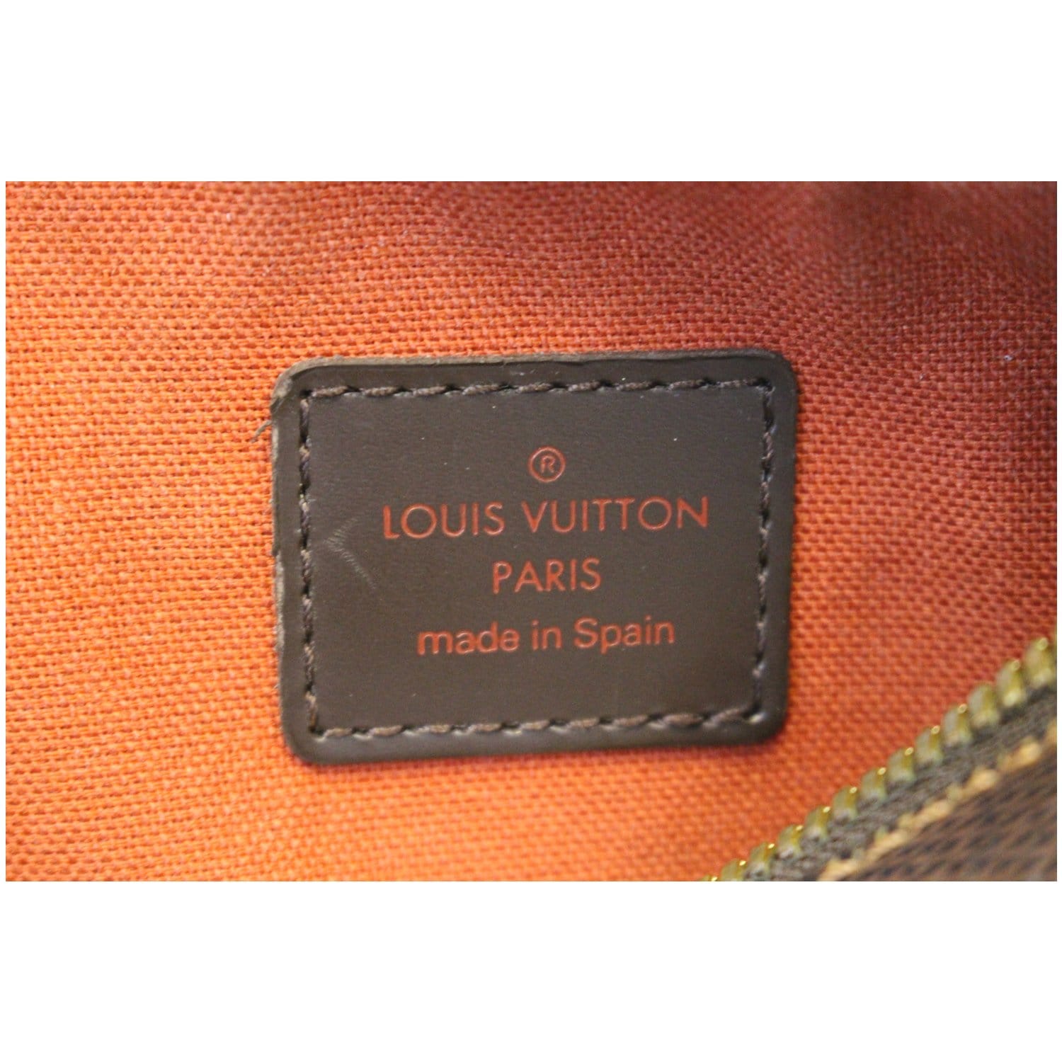 LOUIS VUITTON Damier Ebene Geronimos Brown Hip Bag