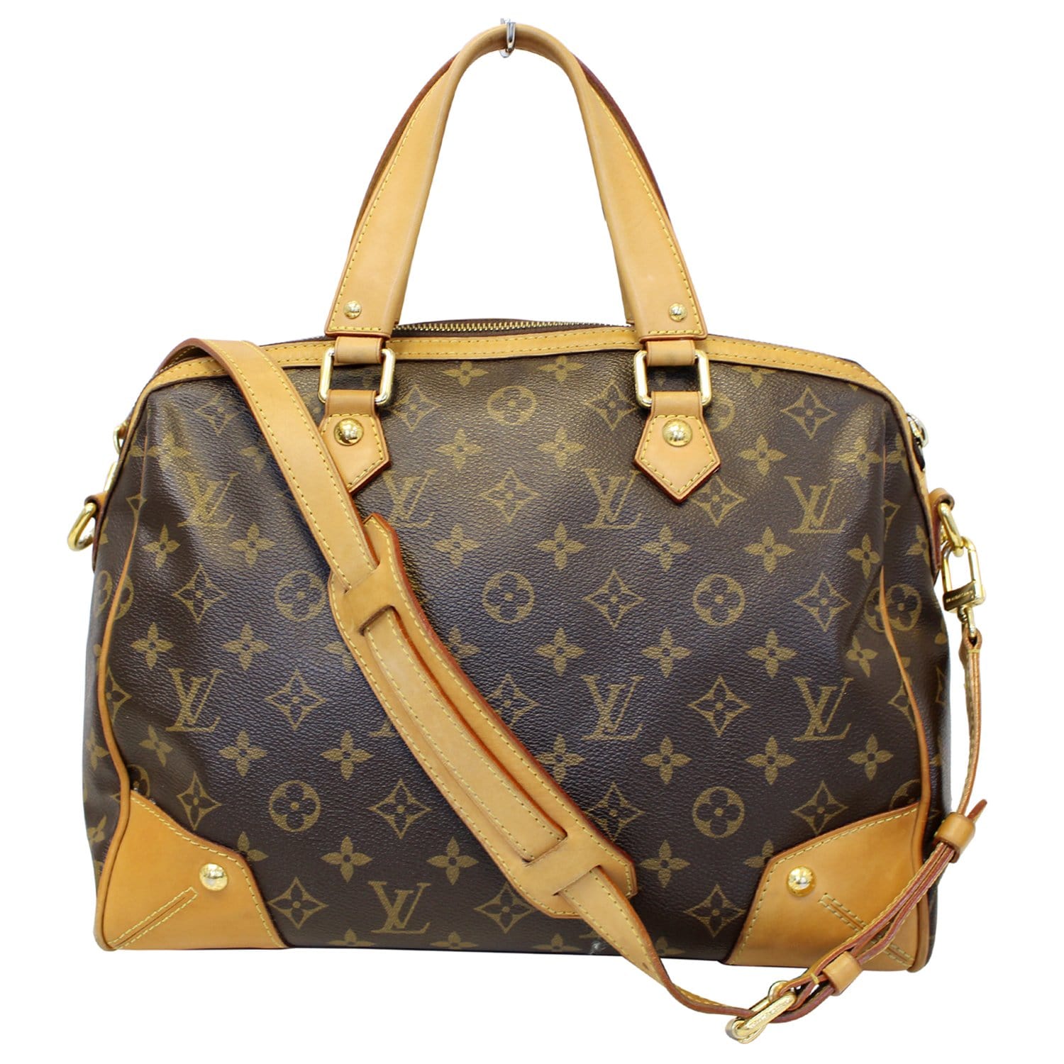 LOUIS VUITTON Monogram Canvas Retiro PM Brown Shoulder Bag