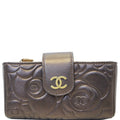 Chanel Caviar Leather Quilted O-Mini Phone Holder Clutch