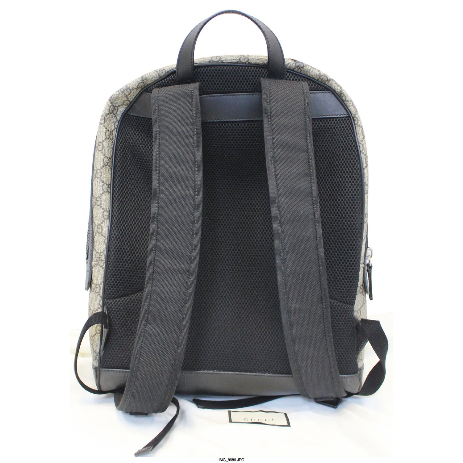 GUCCI Gucci Monogram Supreme Backpack Bag 406370