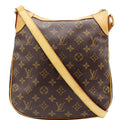 LOUIS VUITTON Odeon PM Monogram Canvas Crossbody Bag Brown