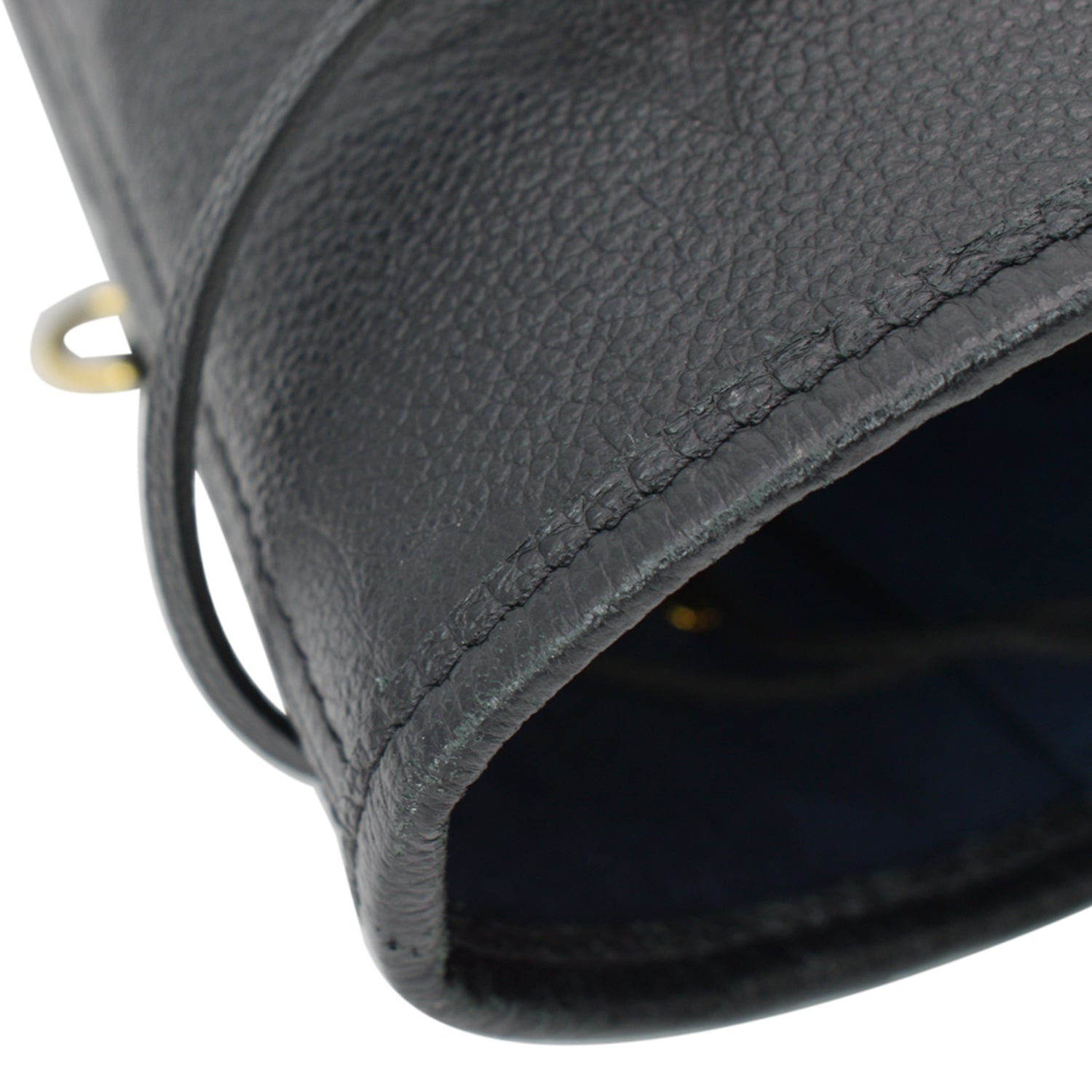 LOUIS VUITTON Neverfull MM Monogram Empreinte Tote Bag Black