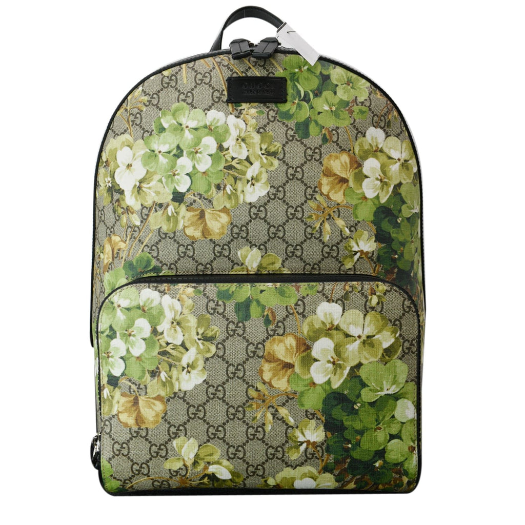 GUCCI Blooms Gucci Supreme Monogram Backpack Beige 406370