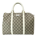 GUCCI Gucci Plus Joy Monogram Canvas Boston Bag Beige 193603