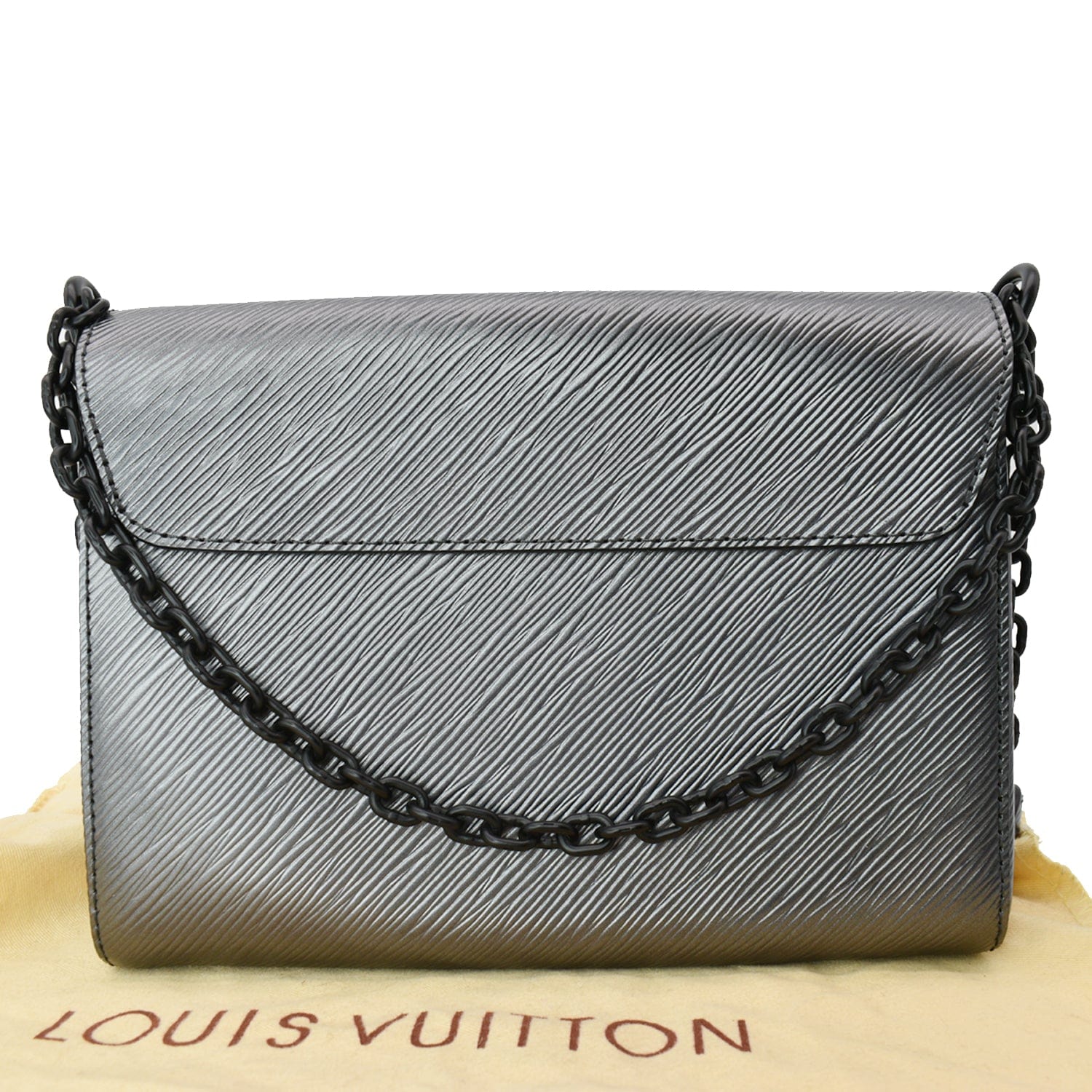 LOUIS VUITTON Twist MM Epi New 1:1 Rep Leather Shoulder Bag Silver
