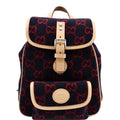 GUCCI Children's Gucci Supreme Wool Backpack Red 406398