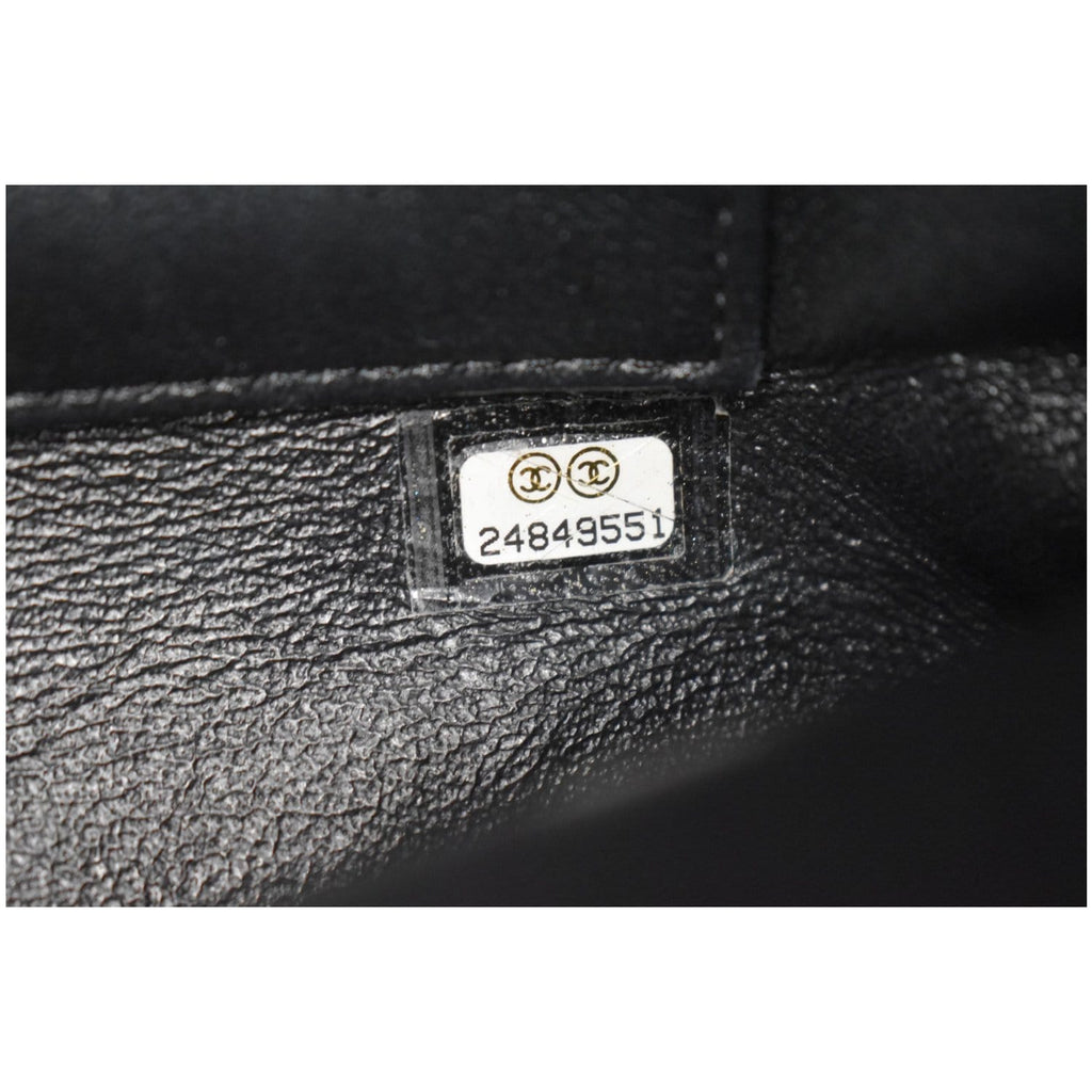Chanel Trendy CC Large Flap Quilted  Leather Shoulder Bag Black