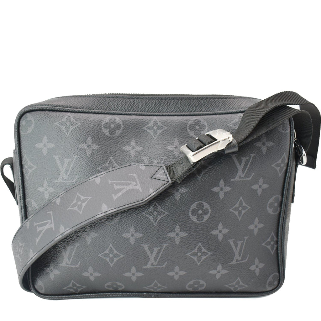 LOUIS VUITTON Outdoor Messenger Eclipse Canvas Crossbody Bag Black - 10% Off