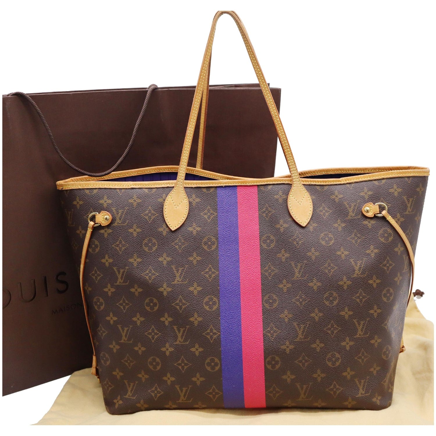 LOUIS VUITTON Neverfull GM My LV Heritage Monogram Canvas Tote Bag Brown