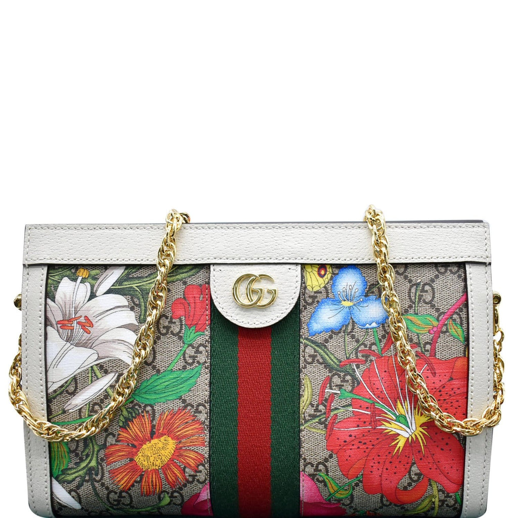 Gucci Ophidia Flora Gucci Supreme Canvas Shoulder Bag Multicolor 503877