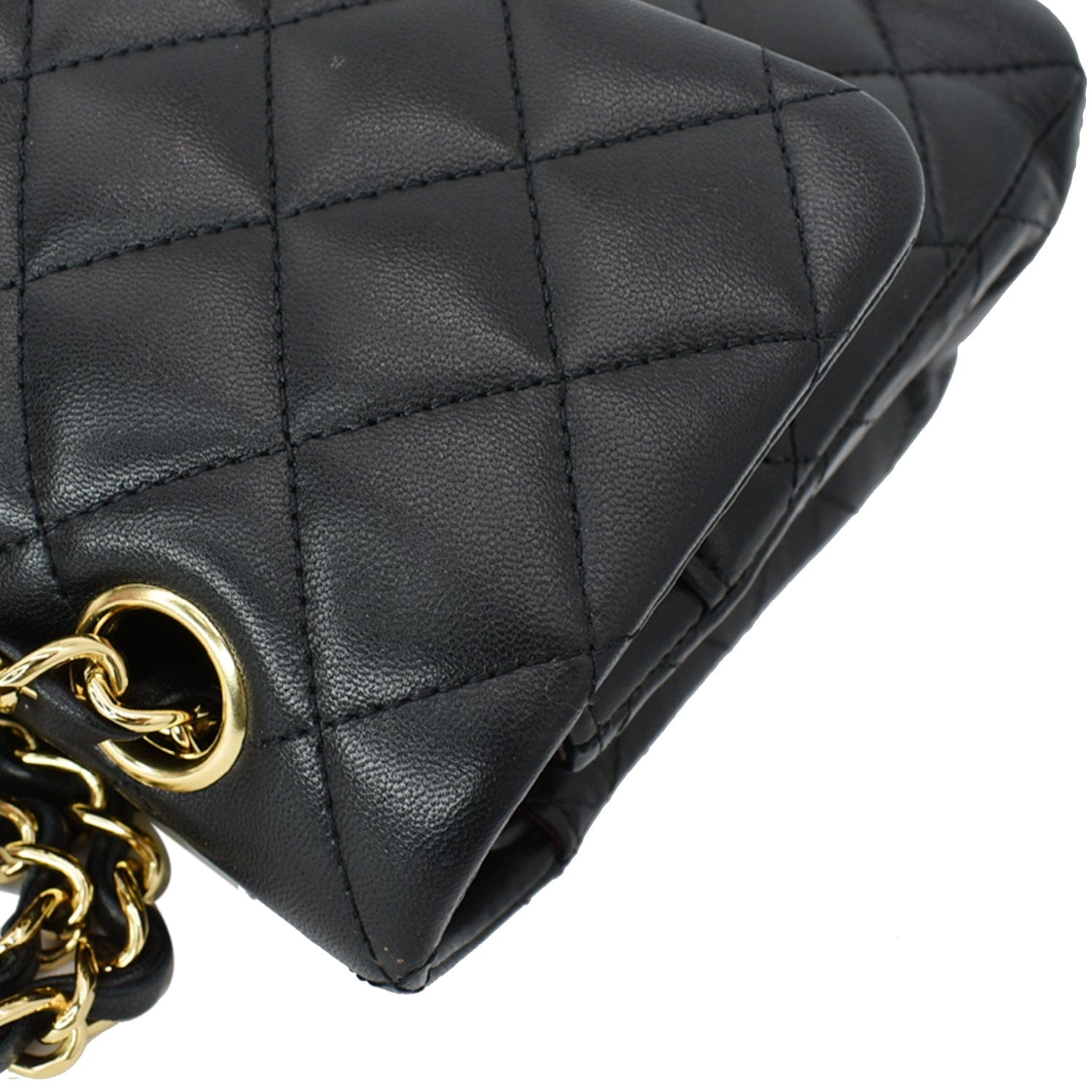 Chanel Classic Double Flap Small Leather Shoulder Bag Black - Hot Deals