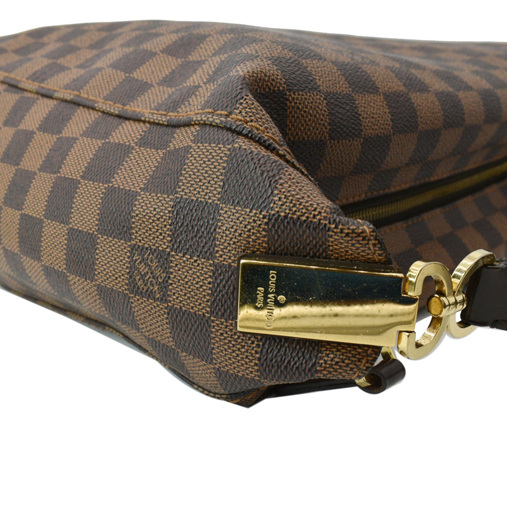 LOUIS VUITTON Portobello Damier Ebene Shoulder Bag Brown