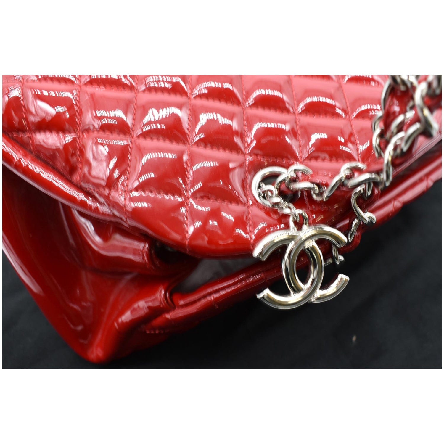 Chanel Just Mademoiselle New 1:1 Rep Leather Bowling Bag Red