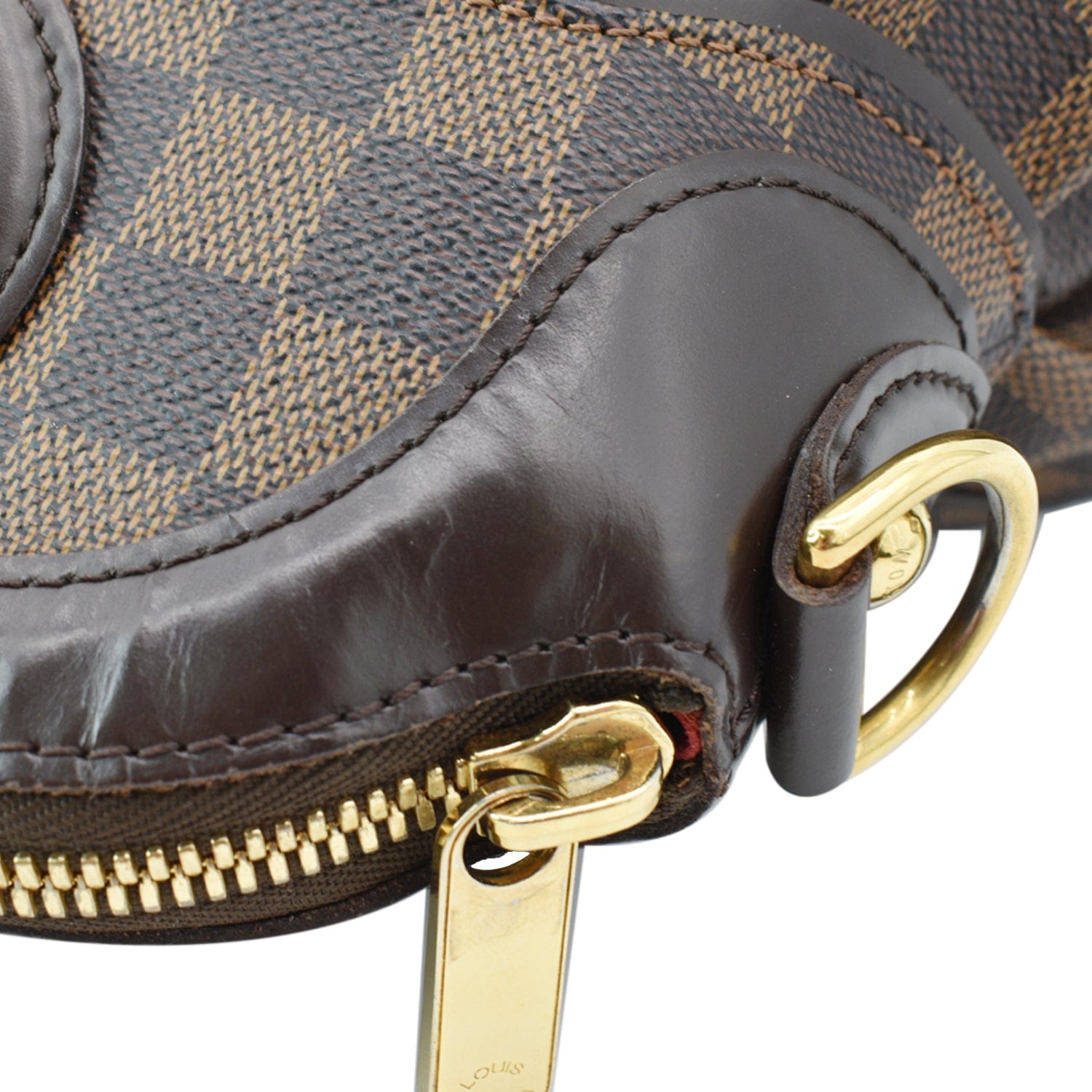 LOUIS VUITTON Trevi PM Damier Ebene Satchel Bag Brown - New Year Deals