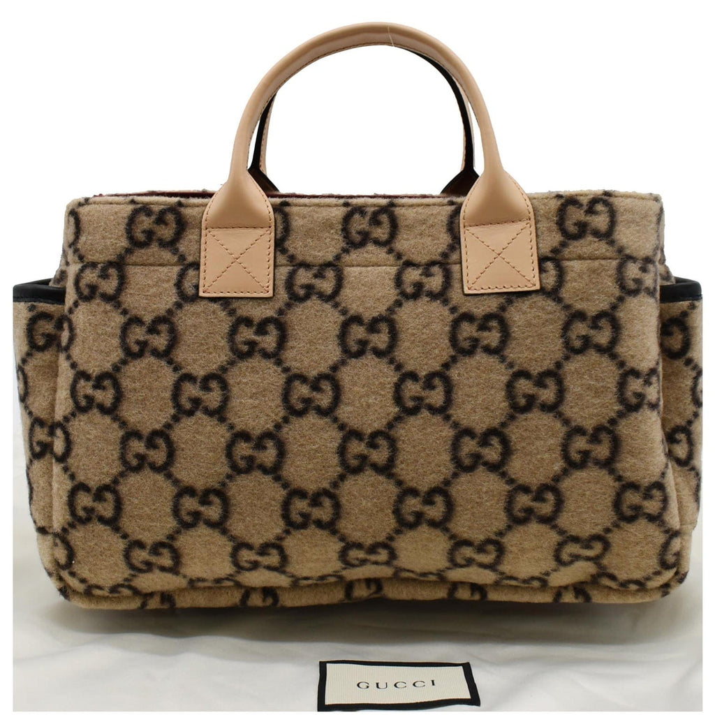 GUCCI Children's Gucci Supreme Wool Tote Bag Beige 686159