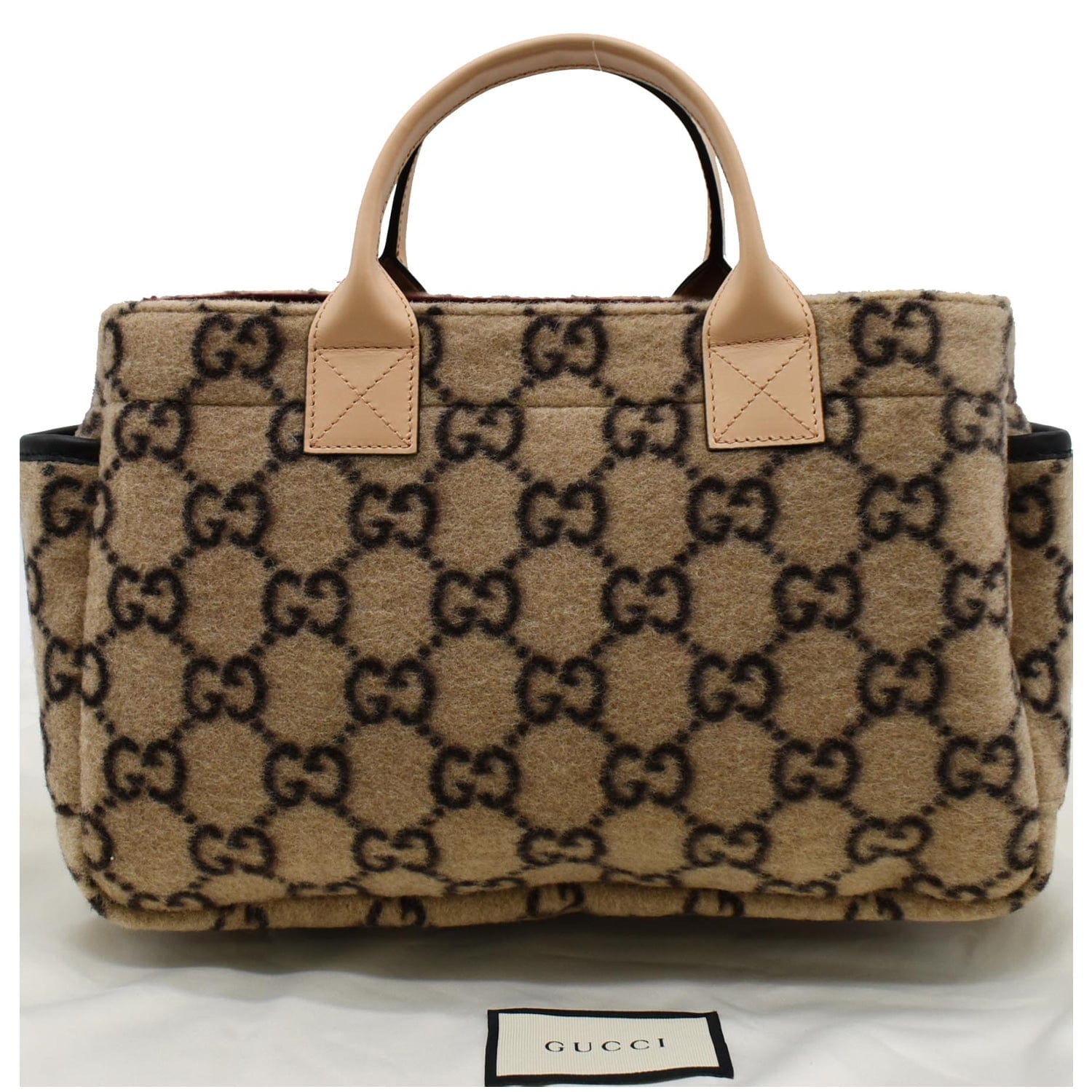 GUCCI Children's Gucci Supreme Wool Tote Bag Beige 686159