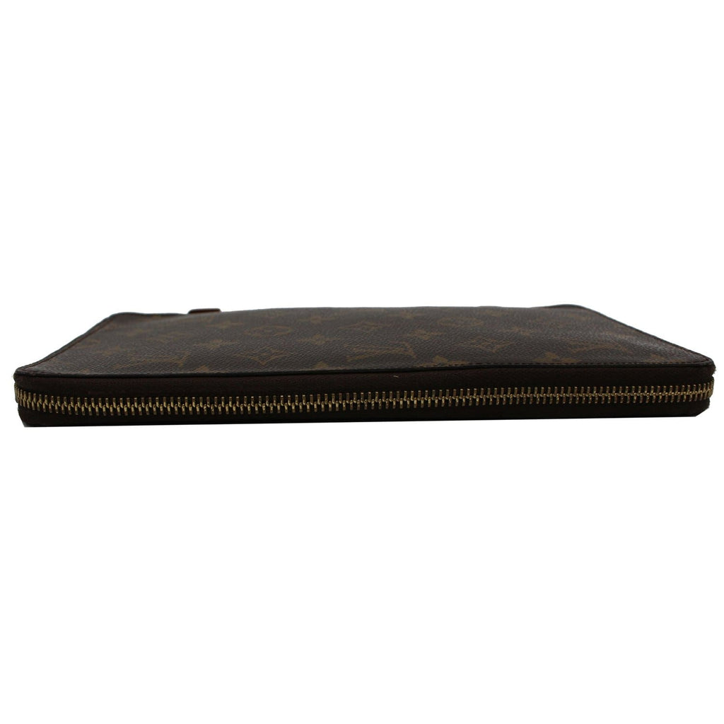 LOUIS VUITTON Zippy XL Monogram Canvas Organizer Wallet Brown