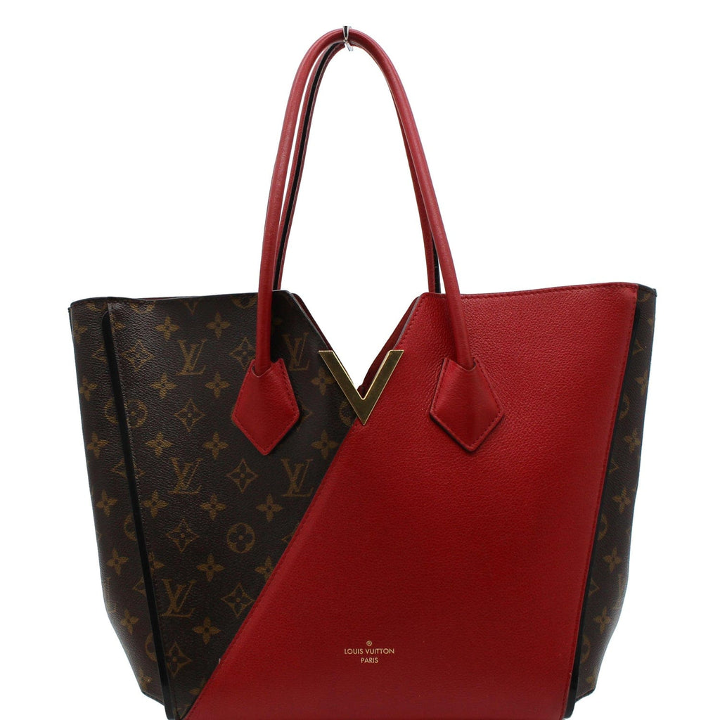 LOUIS VUITTON Kimono Monogram  Tote Bag Brown/Cerise