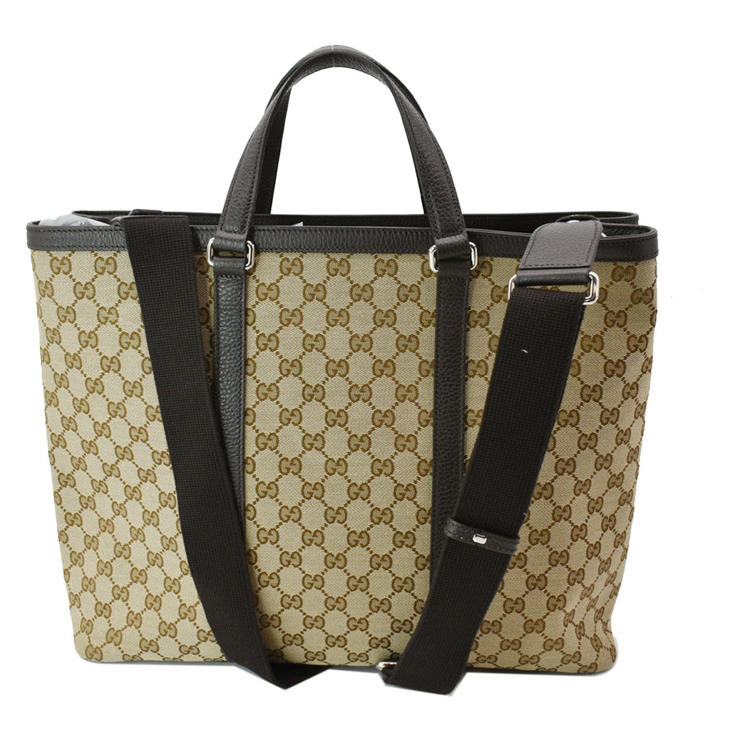 GUCCI Borsa Donna Large Gucci Canvas Tote Bag Beige 449169