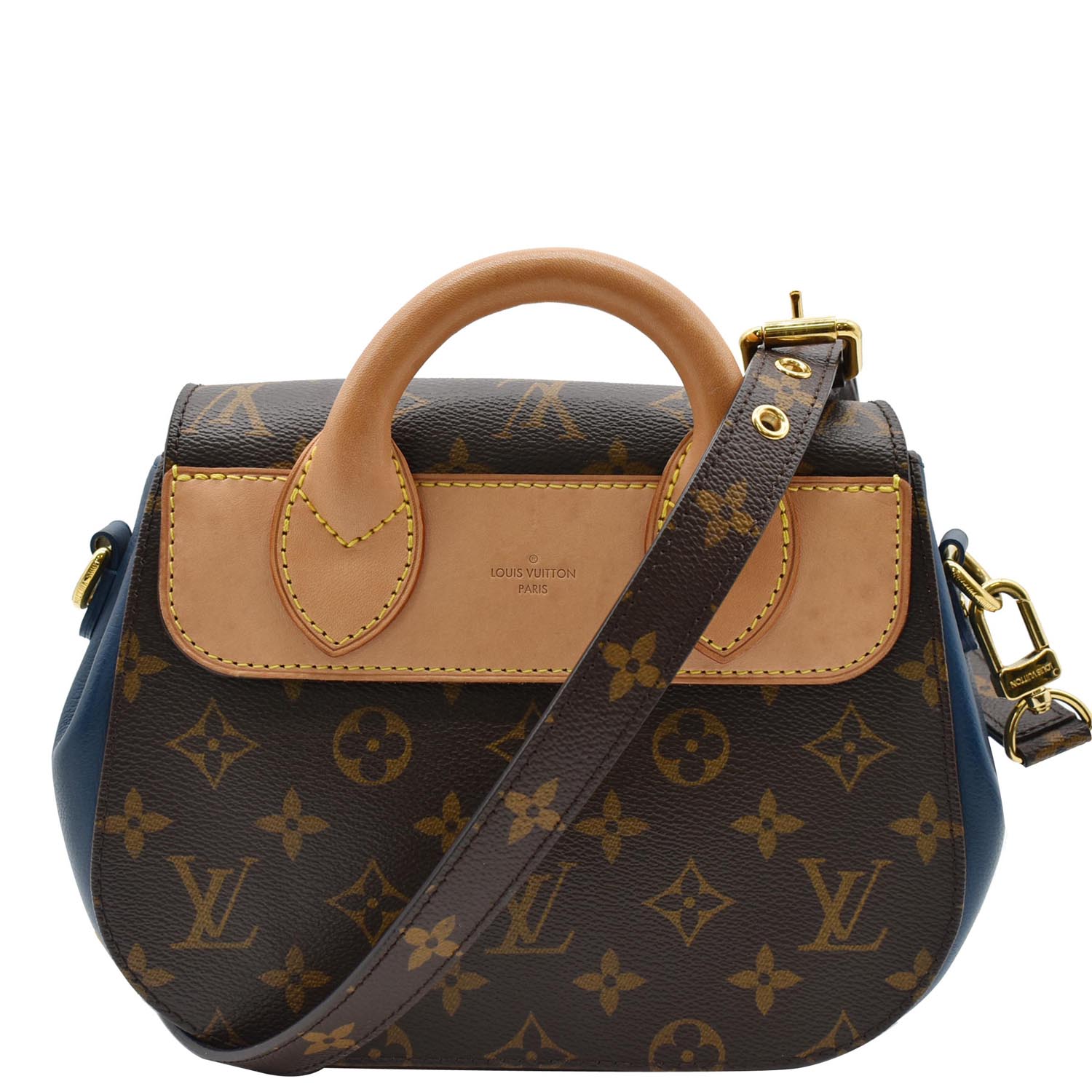 LOUIS VUITTON Eden PM Monogram Canvas Shoulder Bag Brown