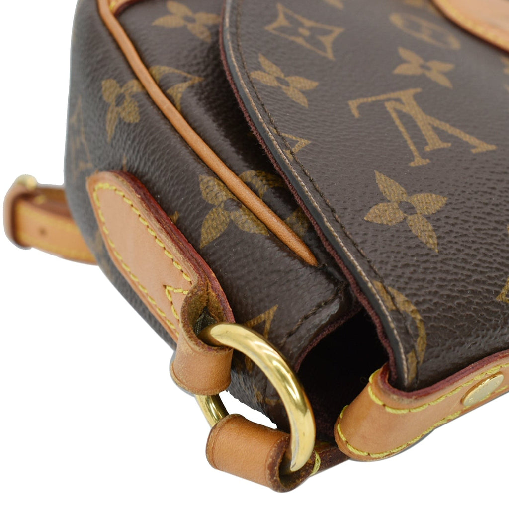 LOUIS VUITTON Saint Cloud NM MM Monogram Canvas Crossbody Bag Brown  - Hot Deals