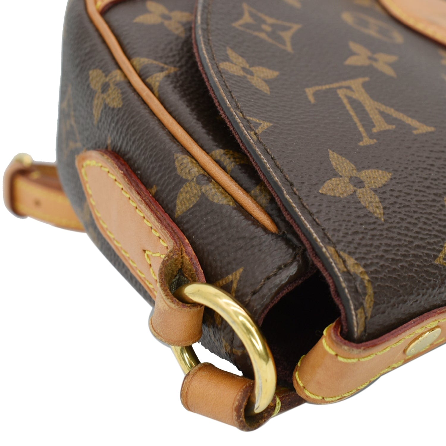 LOUIS VUITTON Saint Cloud NM MM Monogram Canvas Crossbody Bag Brown  - Hot Deals