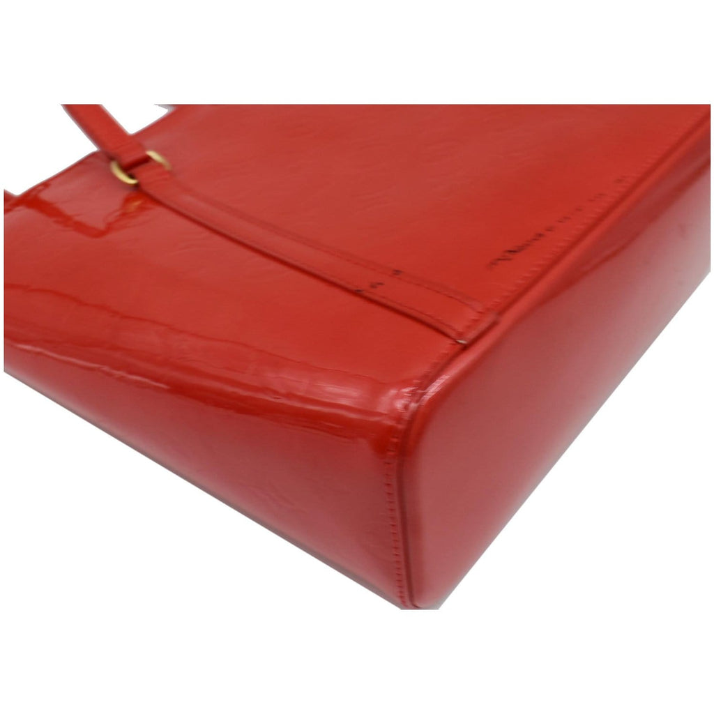 LOUIS VUITTON Avalon MM Monogram Vernis Shoulder Tote Bag Rouge Grenadine - Hot Deals