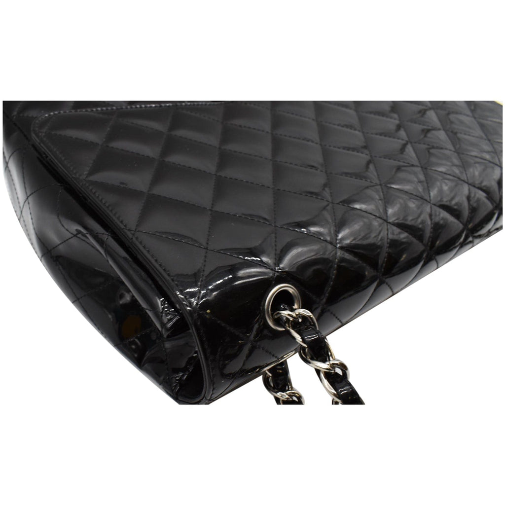 Chanel Classic Maxi Single Flap Quilted New 1:1 Rep Leather Shoulder Bag Black