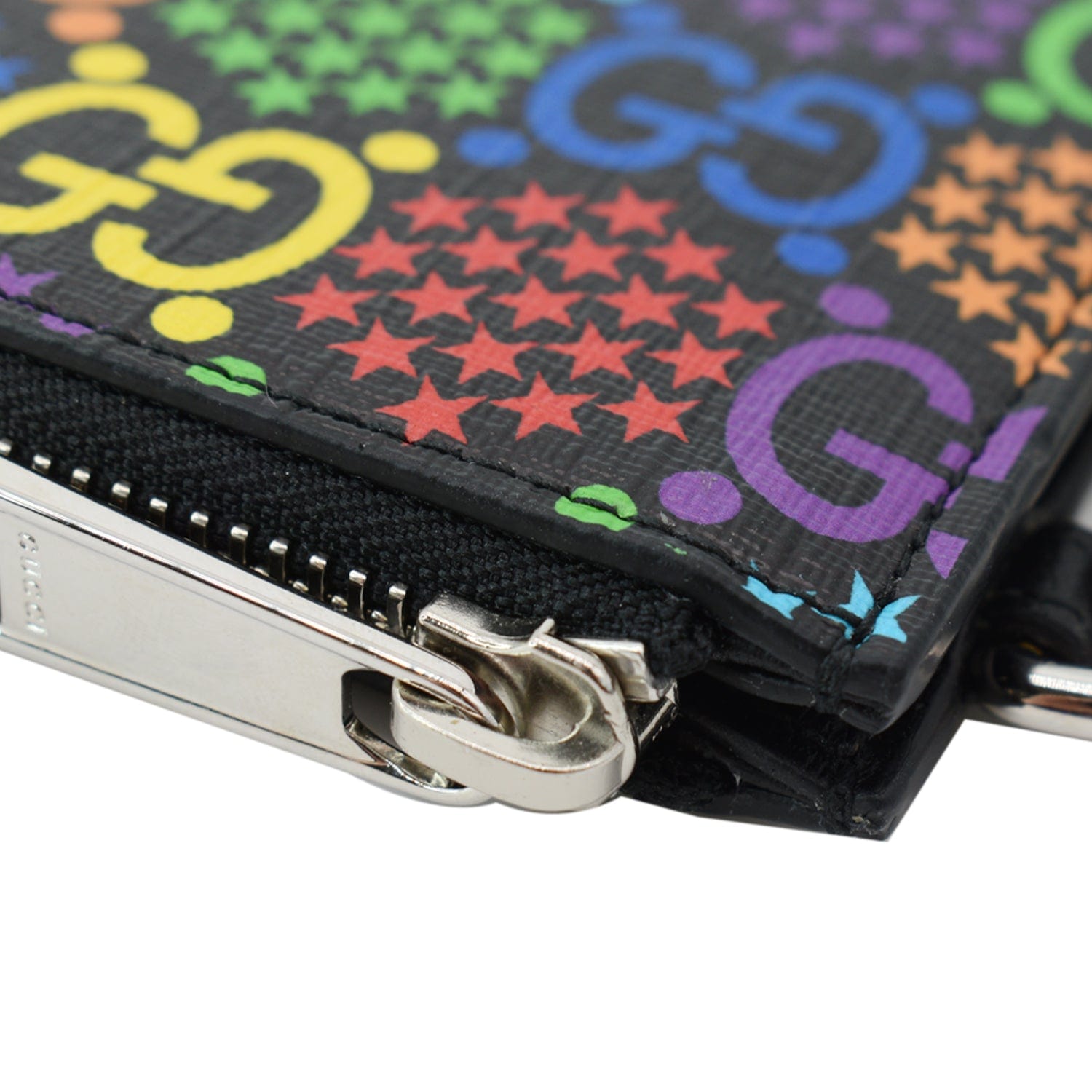 GUCCI Gucci Psychedelic Supreme Canvas Clutch Multicolor 601087 - 10% Off