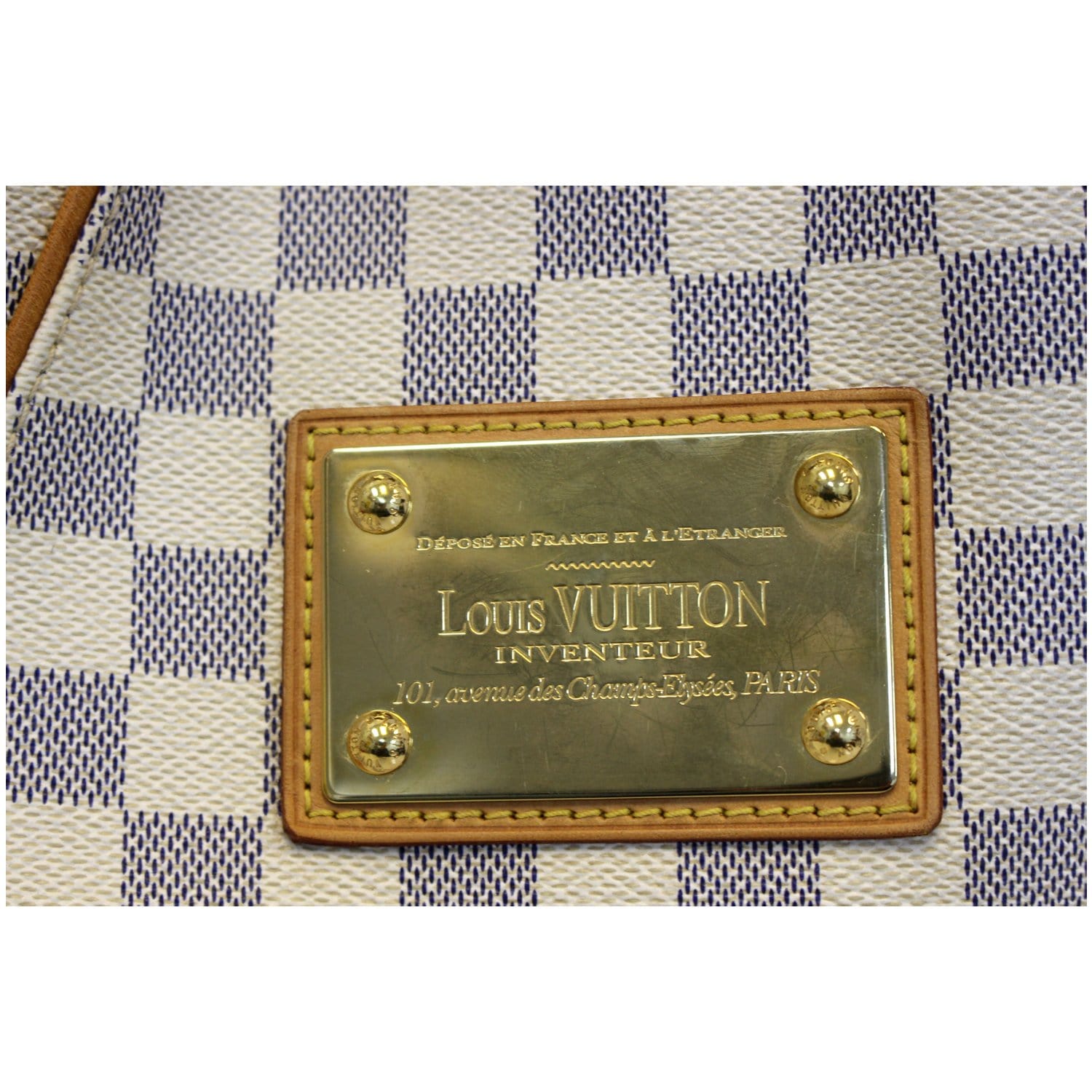 LOUIS VUITTON Galliera PM Damier Azur Shoulder Bag