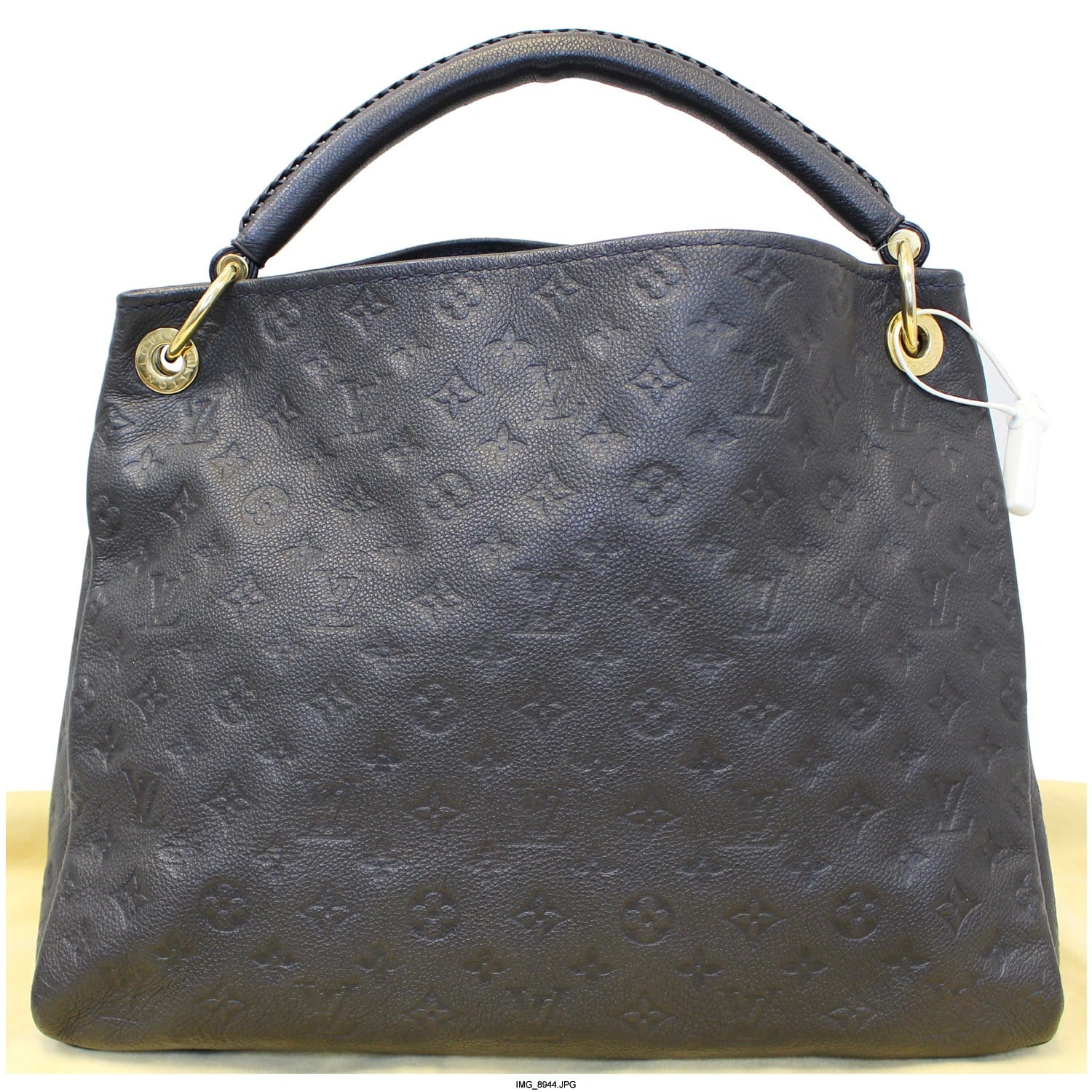LOUIS VUITTON Artsy MM Blue Empreinte Infini Monogram Shoulder Bag