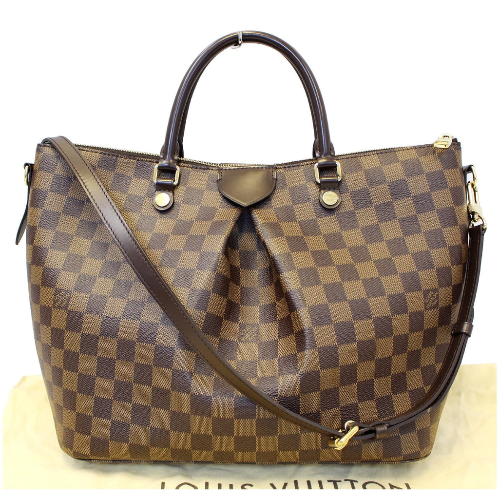 LOUIS VUITTON Siena MM Damier Ebene Shoulder Handbag