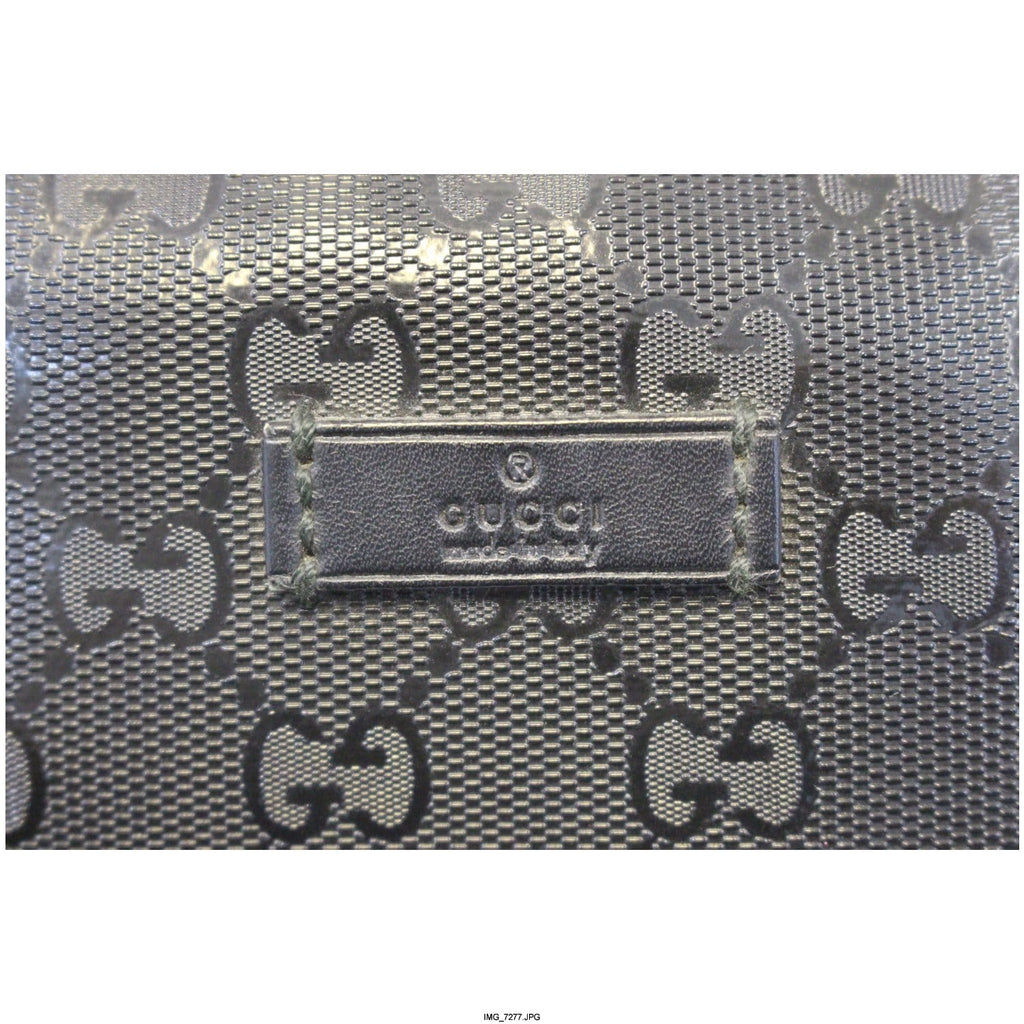 GUCCI Gucci Imprime Monogram Waist Bum Bag Black 233269