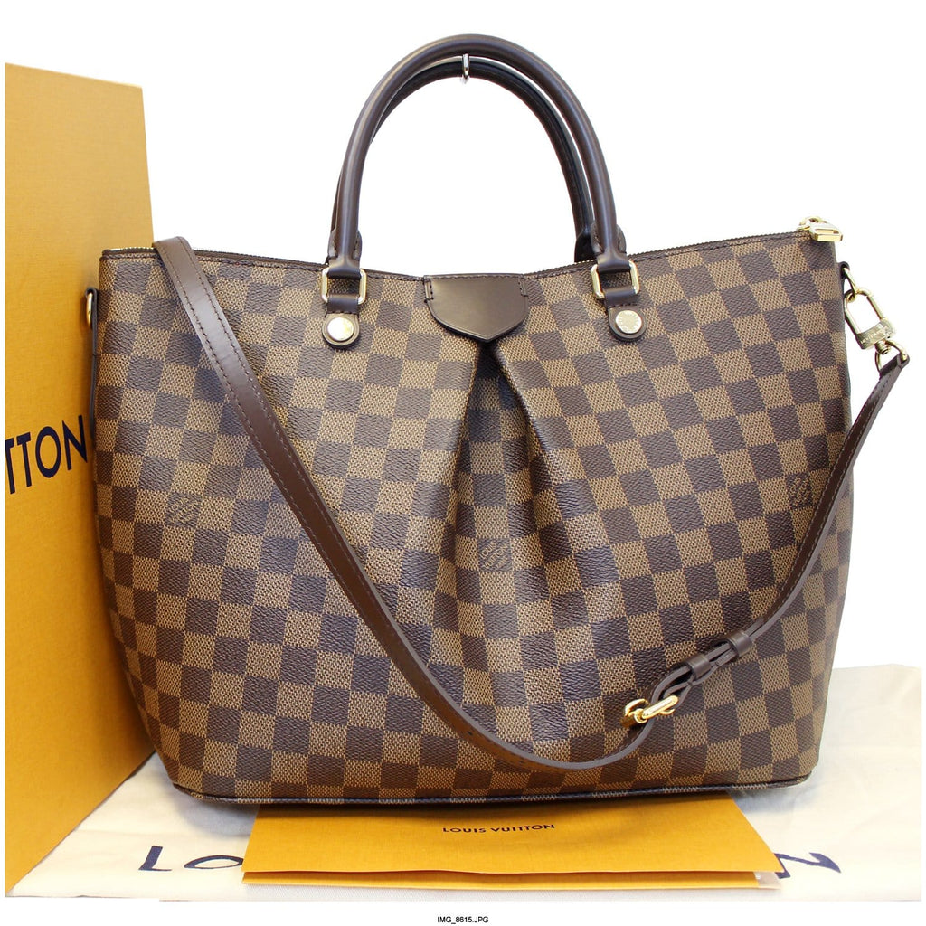 LOUIS VUITTON Siena GM Damier Ebene Shoulder Handbag