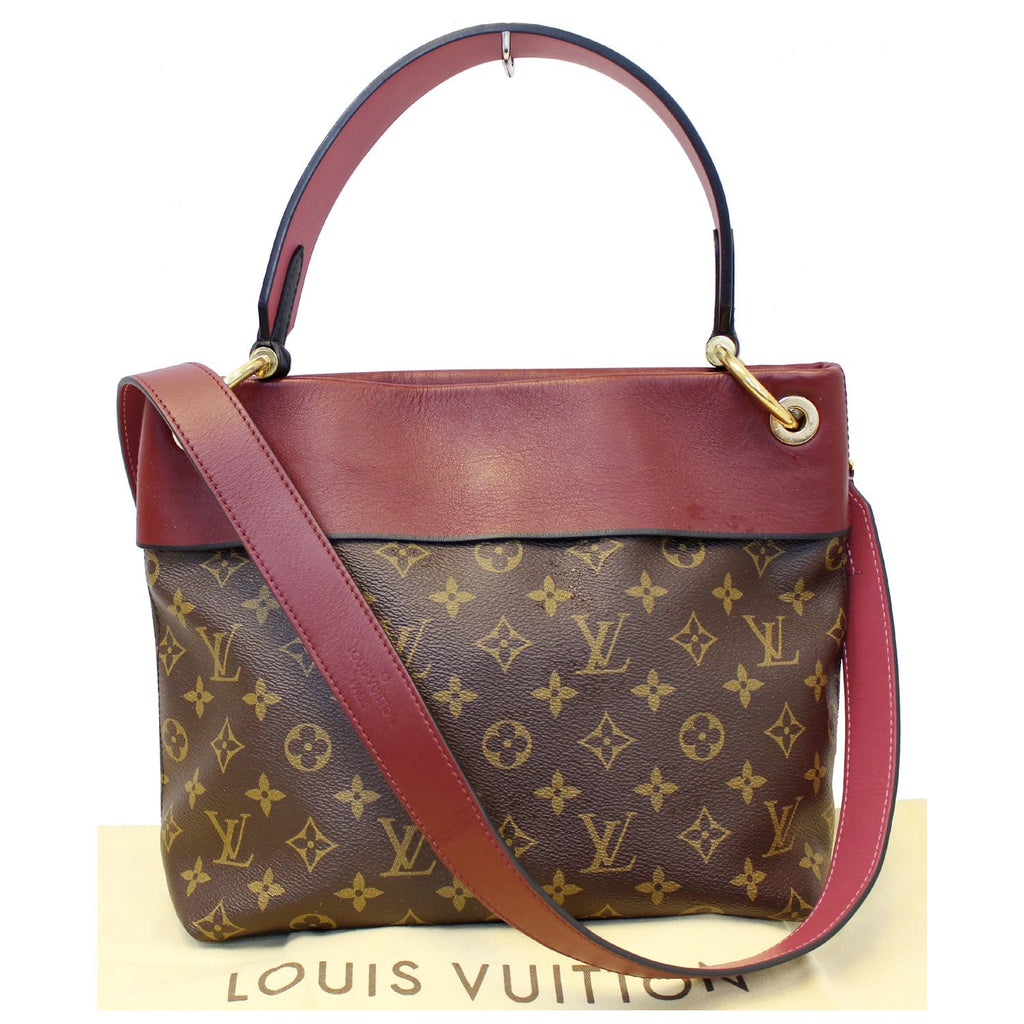 LOUIS VUITTON Tuileries Besace Monogram Canvas Shoulder Bag Rose Bruyere