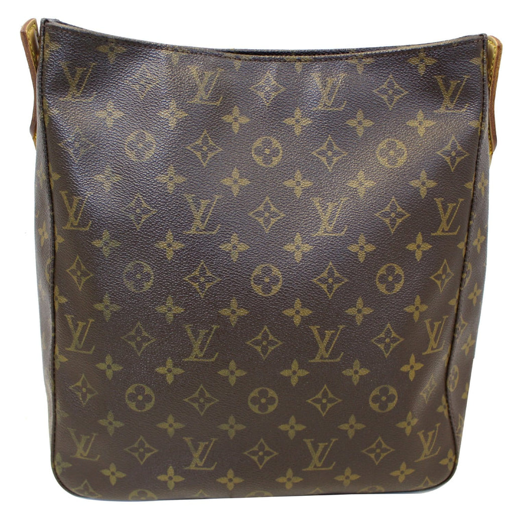 LOUIS VUITTON Monogram Canvas Looping GM Brown Shoulder Bag