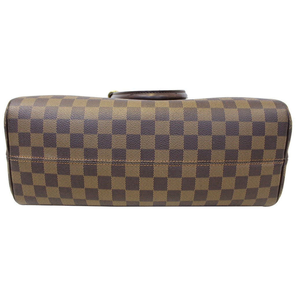 LOUIS VUITTON Nolita Damier Ebene Satchel Bag Brown