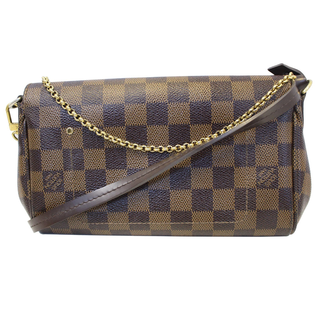 LOUIS VUITTON Favorite PM Damier Ebene Shoulder Crossbody Bag