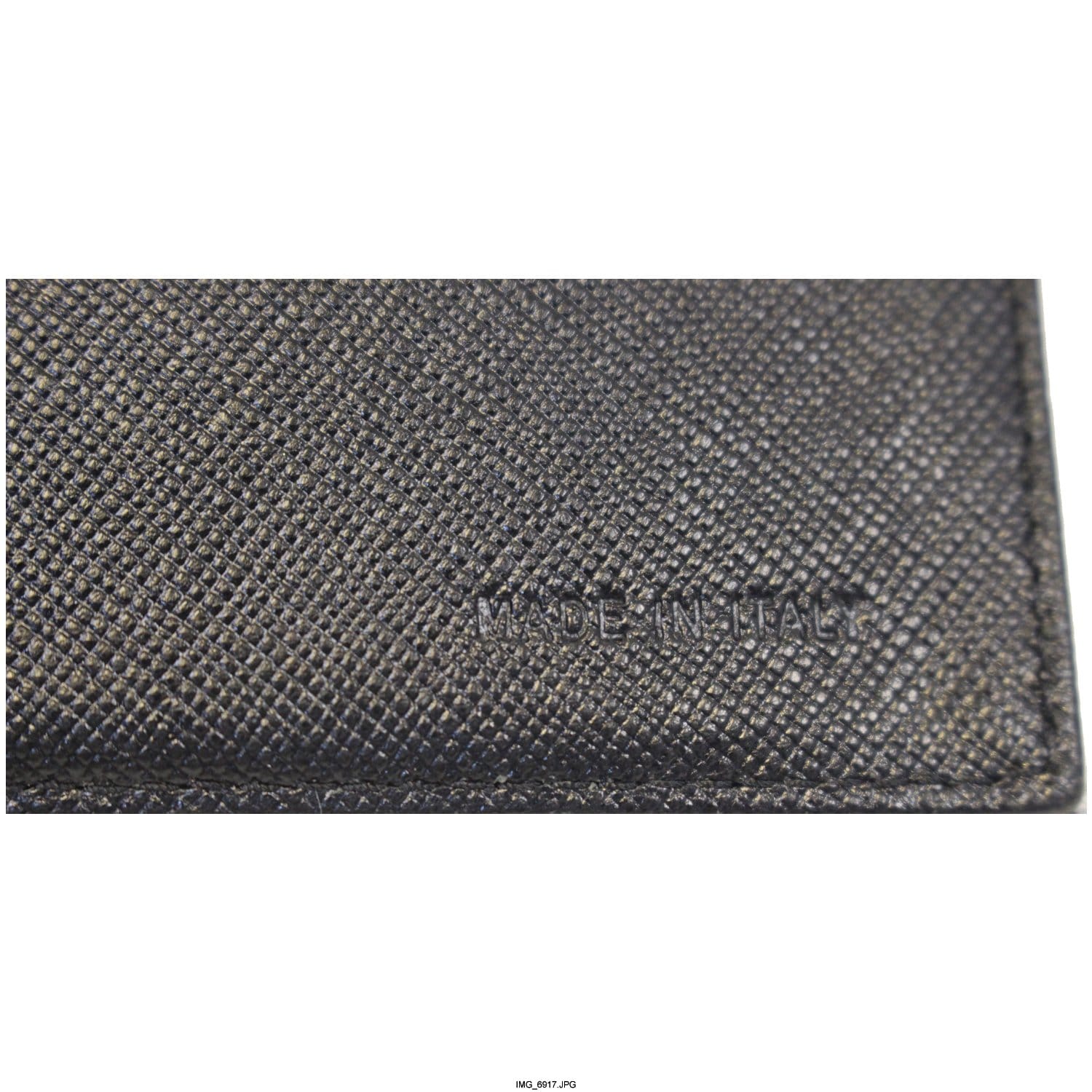 PRADA Black Nylon Checkbook Cover Wallet
