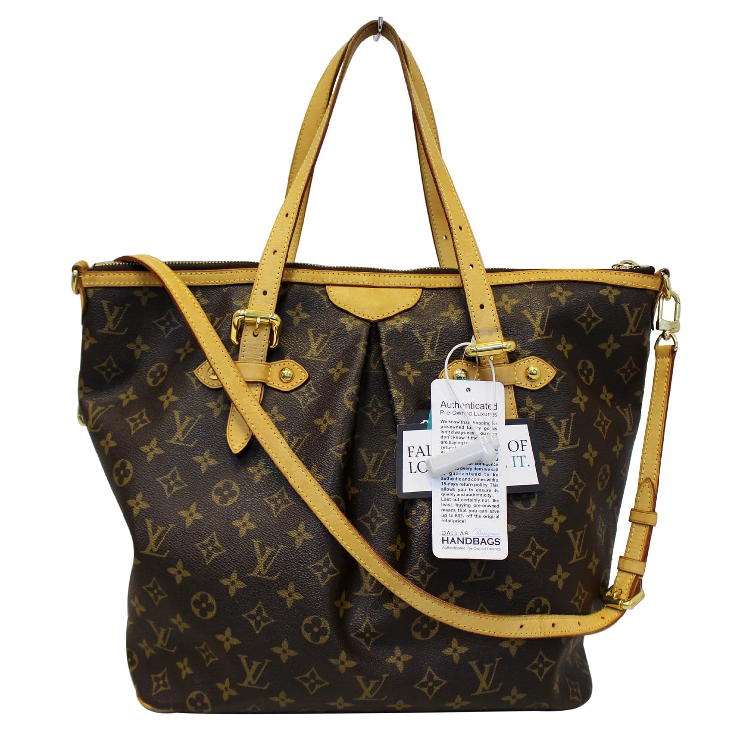 LOUIS VUITTON Palermo GM Monogram Canvas Tote Shoulder Bag