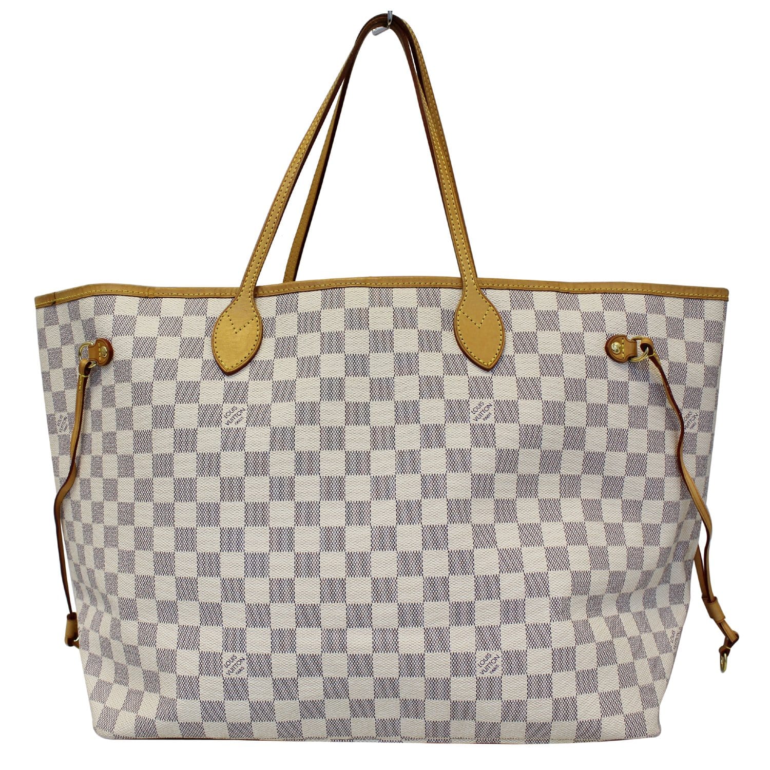 LOUIS VUITTON Neverfull GM Damier Azur Tote Shoulder Bag