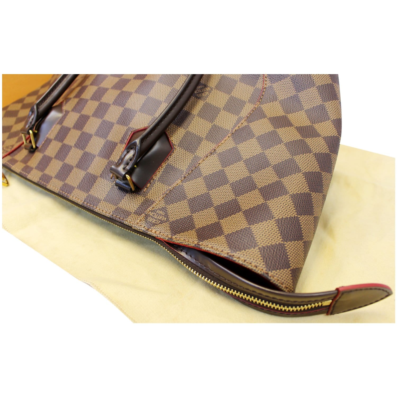 LOUIS VUITTON Caissa MM Damier Ebene Tote Bag - 25% OFF