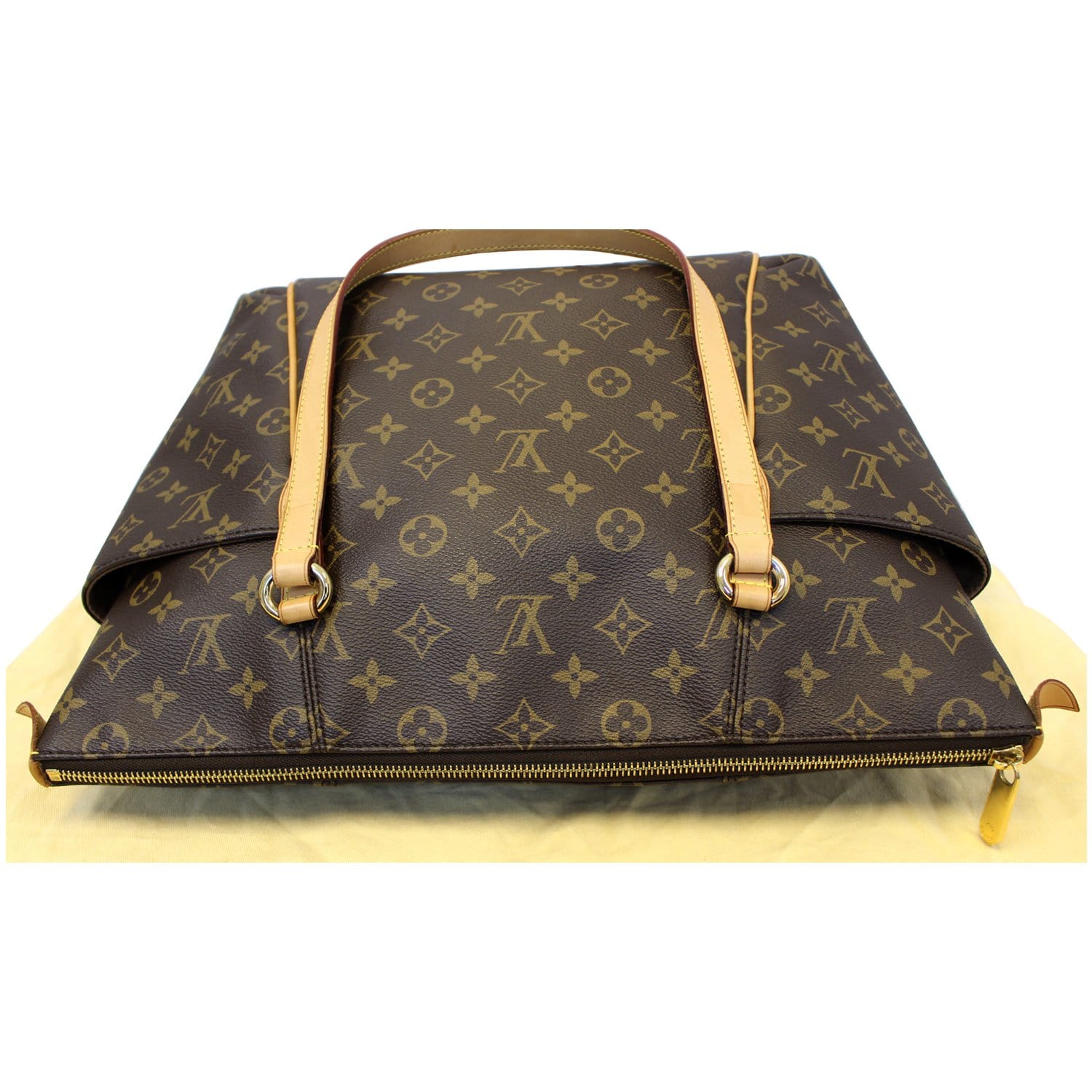 LOUIS VUITTON Totally GM Monogram Canvas Tote Shoulder Bag Brown