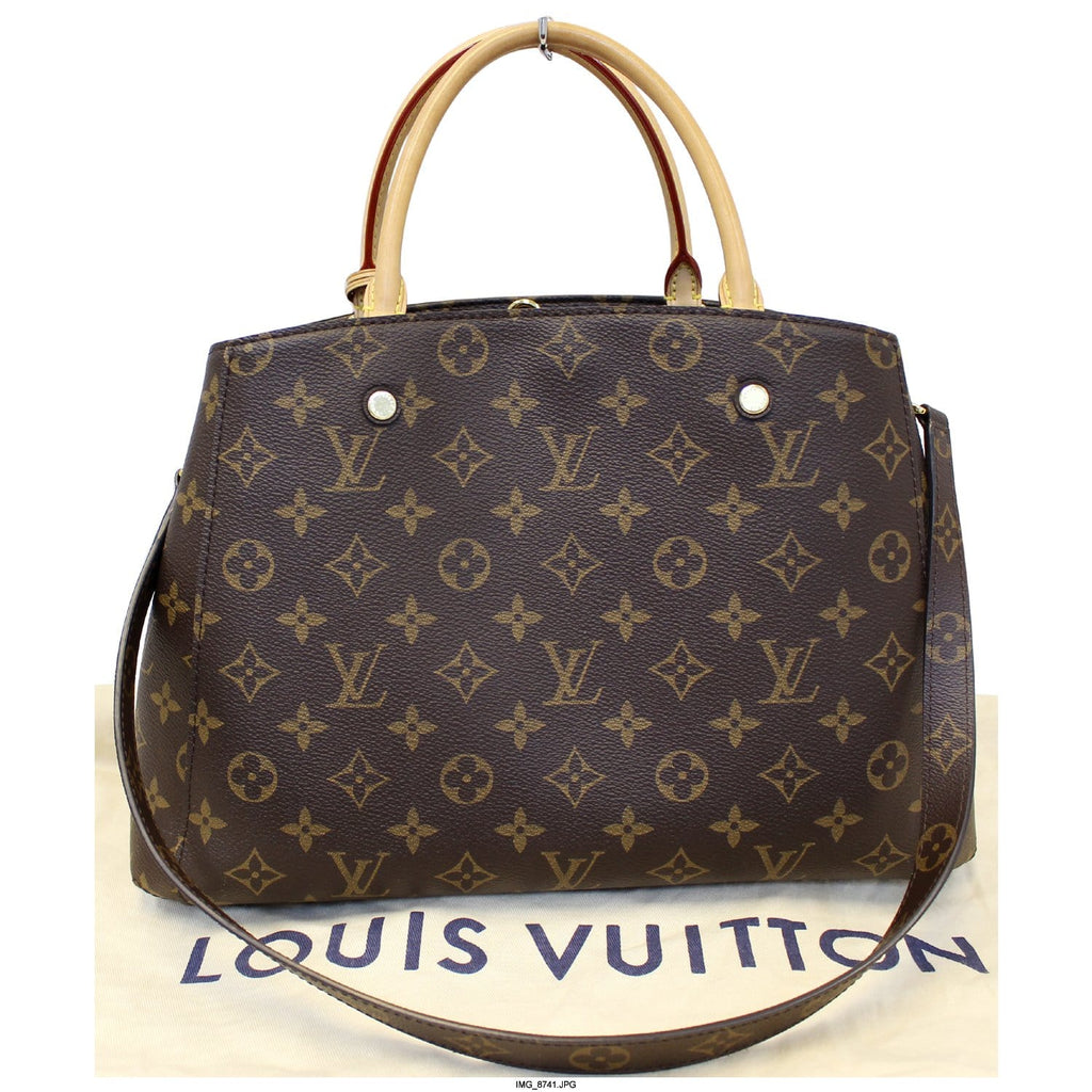 LOUIS VUITTON Montaigne MM Monogram Canvas Shoulder Bag
